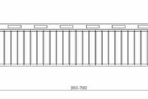 Průmyslová vjezdová závora RB53 s ramenem s jednoduchými záclonkami - #8