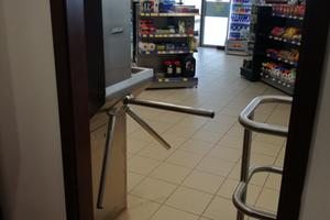 Turnstile with payment machine