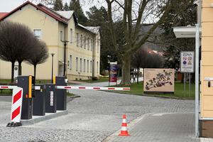 Parkovací systém pro vjezd do areálu Psychiatrické léčebny