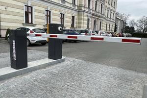 Automatická parkovací závora na parkoviště Psychiatrické léčebny