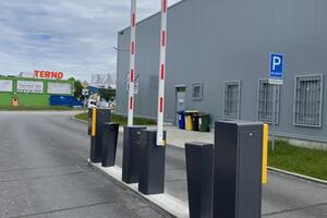 Parkovací systém pro retail park v Českých Budějovicích