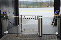 Vstupenkový systém s turnikety a LED tabulemi na kluziště v Brně v Bystrci - #2