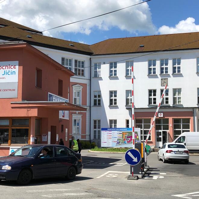 Klasický parkovací systém ke kontrole aut