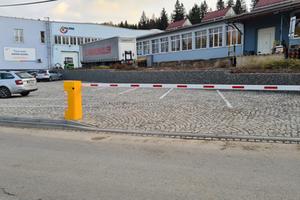 Prodloužené rameno vjezdových závor AS Parking