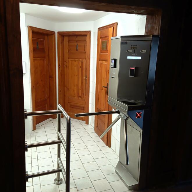 Turniket s platebním automatem od AS Parking