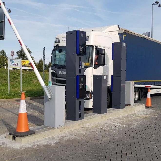 Parkovací systém pro LKW i PKW – EUROWAG TruckPark Modletice