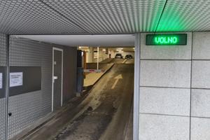 System for controlling entrances to the library car park in Liberec