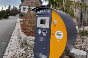 Parking system at Hotel Královka in Jizerky