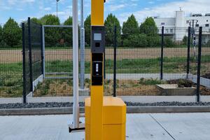 Automatic system at the entrance to the fire station