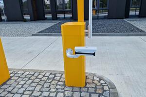 Automatic system at the entrance to the fire station