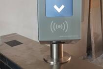 Electronic access system with turnstiles and gate - #2