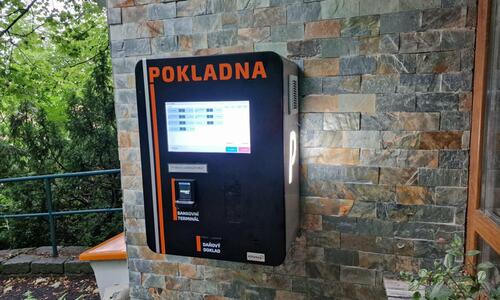 Automatická pokladna ke vstupenkovému systému v ZOO