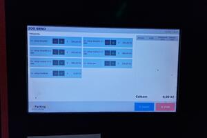 Автоматический кассовый аппарат для билетной системы в Зоопарке